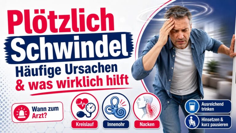 Plötzlich Schwindel: die häufigsten Ursachen und was wirklich hilft Plötzlich Schwindel: die häufigsten Ursachen und was wirklich hilft